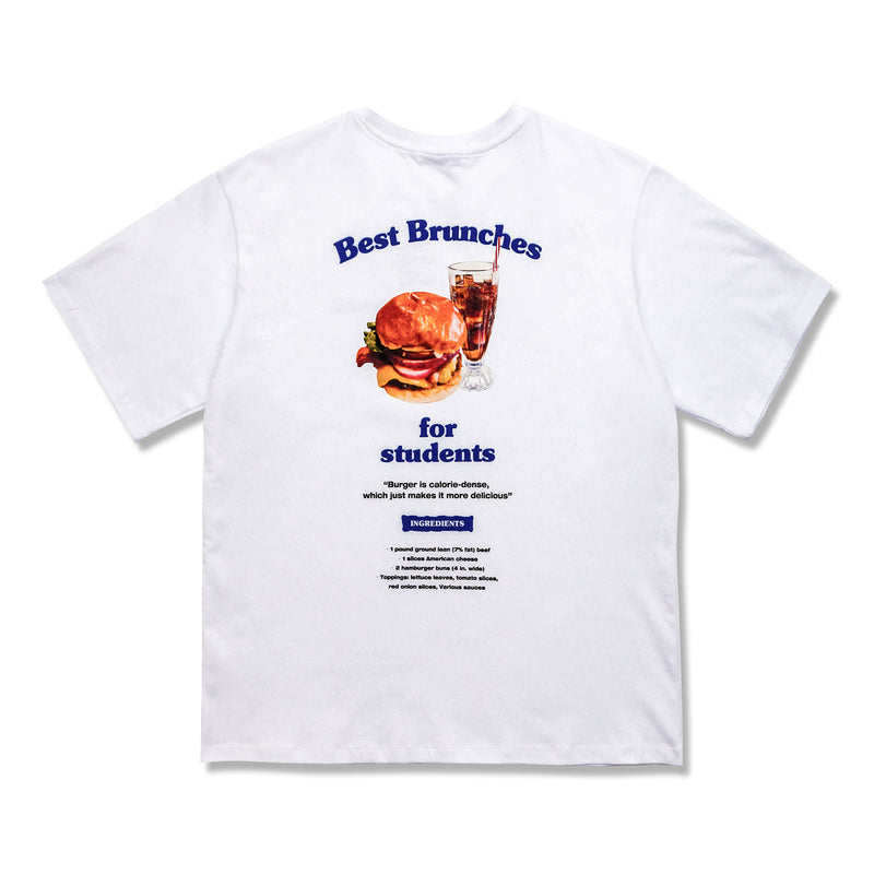 Q CUMBERS (キューカンバース) BRUNCHES SHORT SLEEVE T-SHIRT / Burger