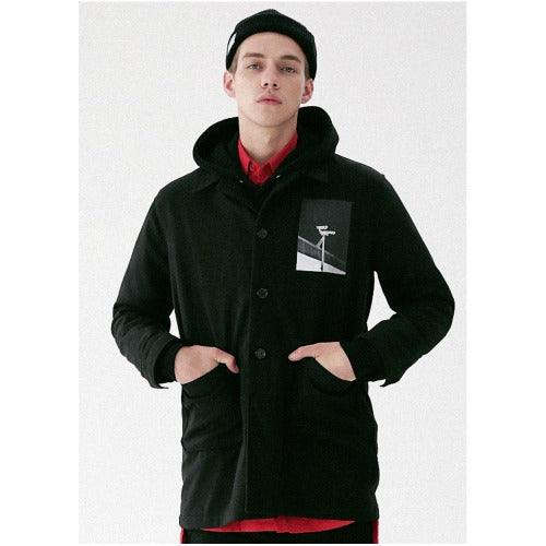 メスノウン(MASSNOUN) OBSERVER SINGLE WOOL COAT MFVCT002-BK