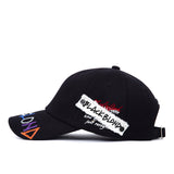ブラックブロンド(BLACKBLOND) BBD Slogan Patch Rainbow Graffiti Logo Cap (Black)