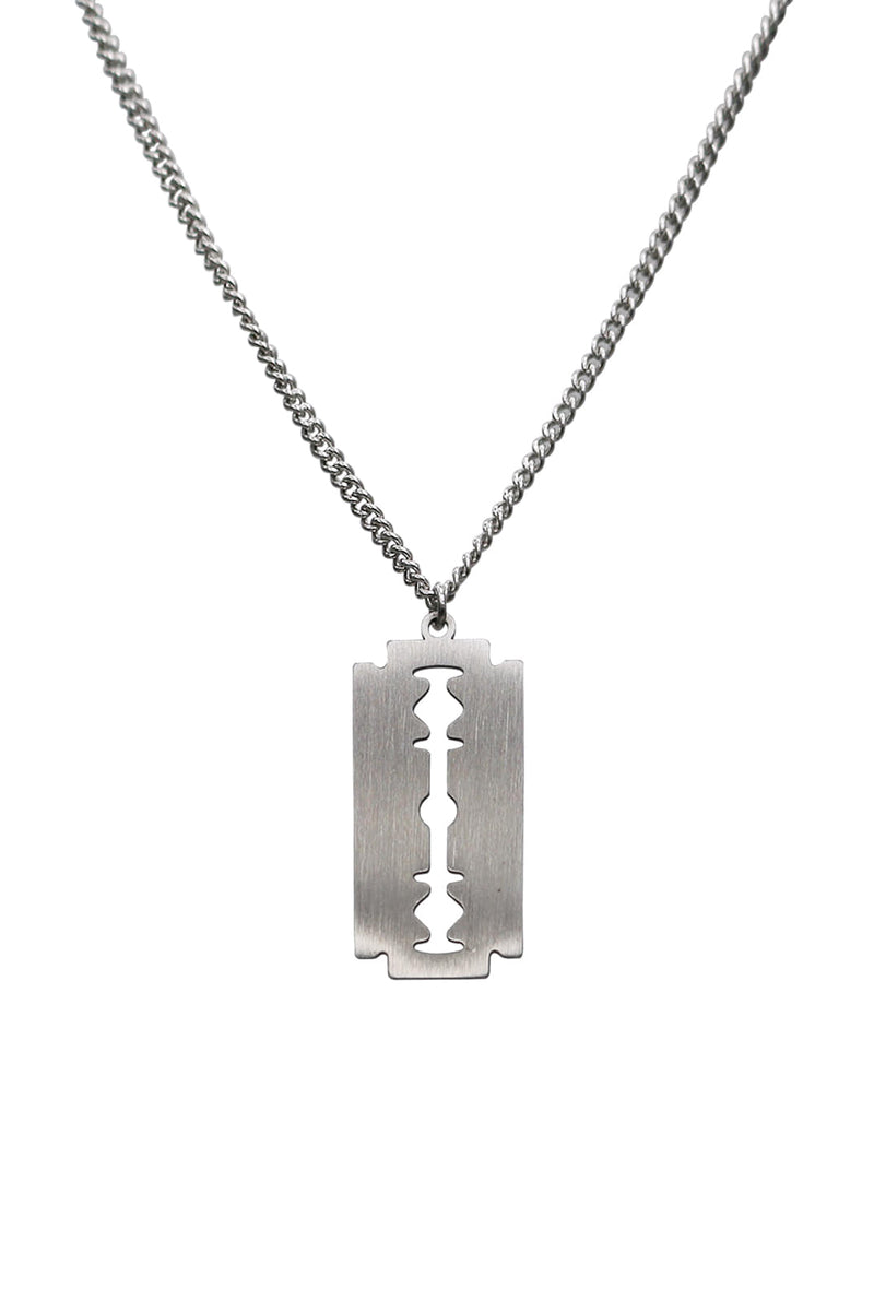 BLACKPURPLE (ブラックパープル) Shaving blade necklace