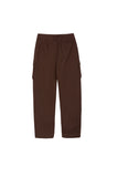 オーワイ(OY) TWIST CARGO PANTS-BROWN