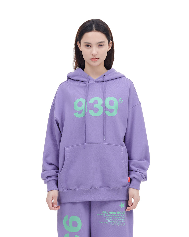 ARCHIVE BOLD (アーカイブボールド)　939 LOGO HOOD (LAVENDER)