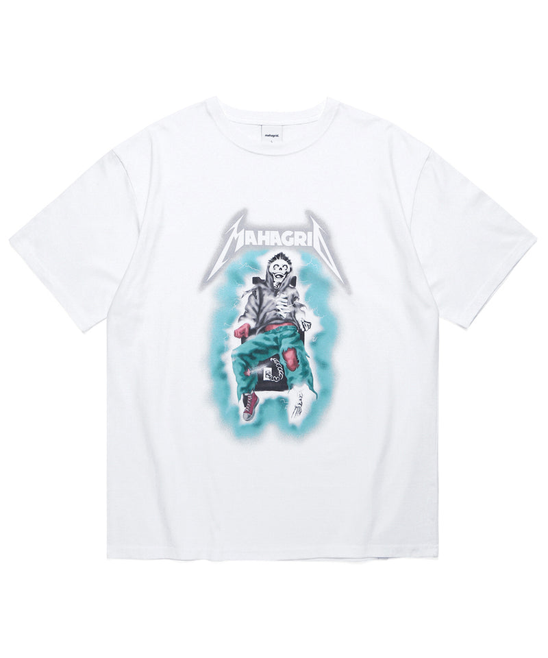 mahagrid (マハグリッド)  THRILLER MAN TEE [WHITE]