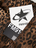 FM91.02 (エフエム91.02)　SUNSET JOGGER PANTS leopard
