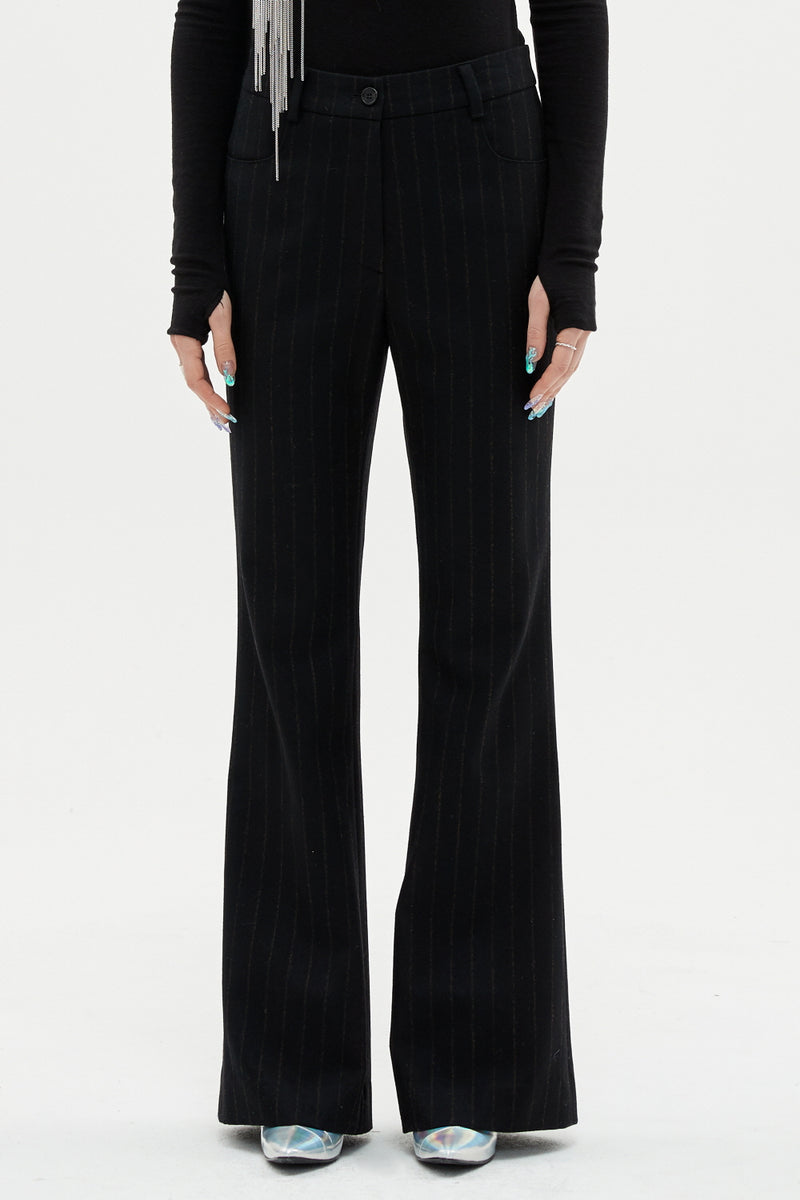 MMIC(エムエムアイシー) STRIPE BOOTS CUT SLACKS