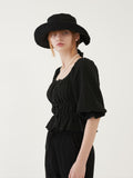 TMO BY 13MONTH（ティーエムオーバイサーティンマンス）CUT OFF BUCKET HAT (BLACK)