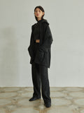 TMO BY 13MONTH（ティーエムオーバイサーティンマンス）LOOSE FIT CARDIGAN SET (CHARCOAL)