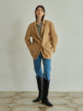 TMO BY 13MONTH（ティーエムオーバイサーティンマンス）V2 HANDMADE WOOL JACKET (CAMEL)