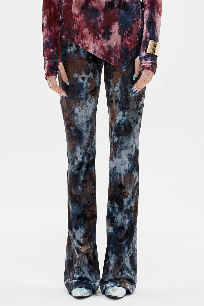 MMIC(エムエムアイシー) HYPER VELVET BOOTS CUT LEGGINGS