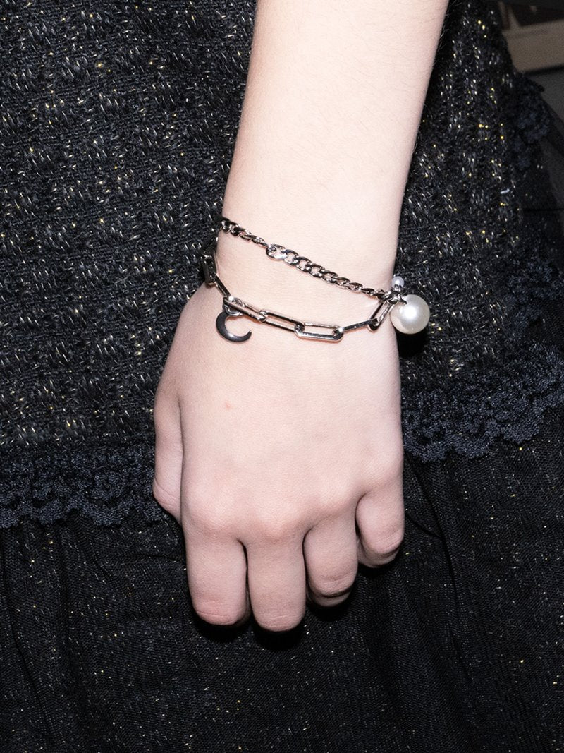 BABLETWO  (ビーエーブルトゥー)       Luna & Pearl Bracelet [surgical]