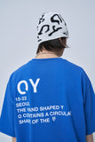 オーワイ(OY) BASIC ROUND LOGO T-BLUE