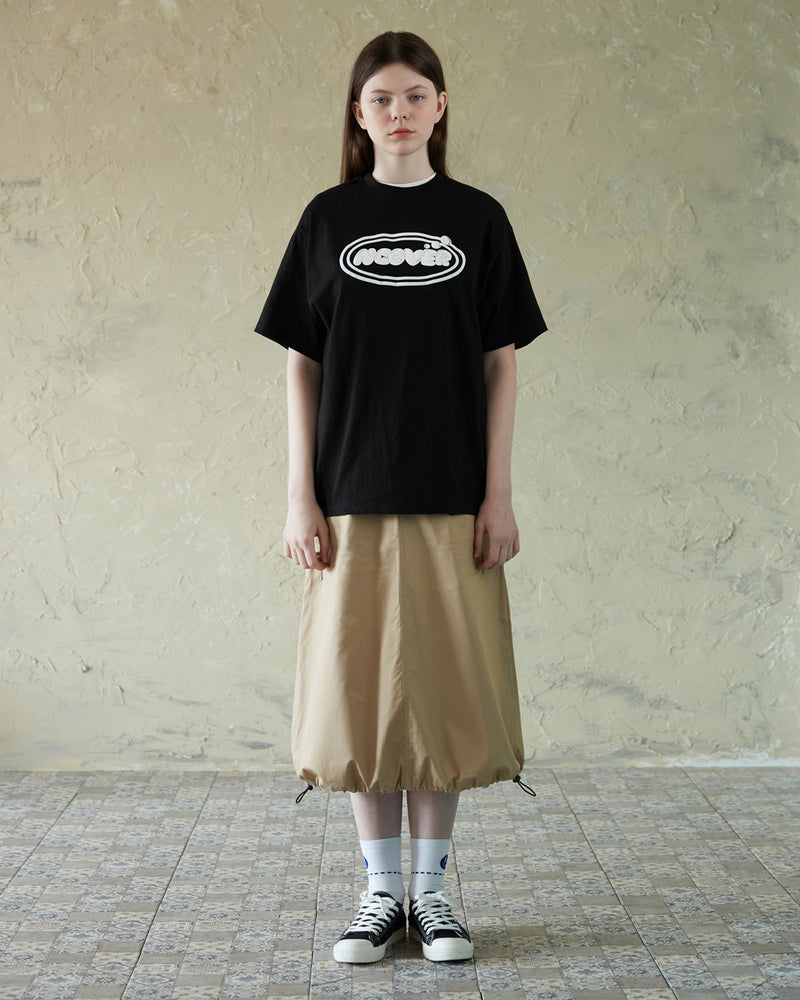NCOVER（エンカバー）ORIGINAL BUBLLE LOGO TSHIRT-BLACK