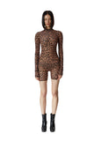 レイブレス(LABELESS)    SKIN LEOPARD JUMPSUIT