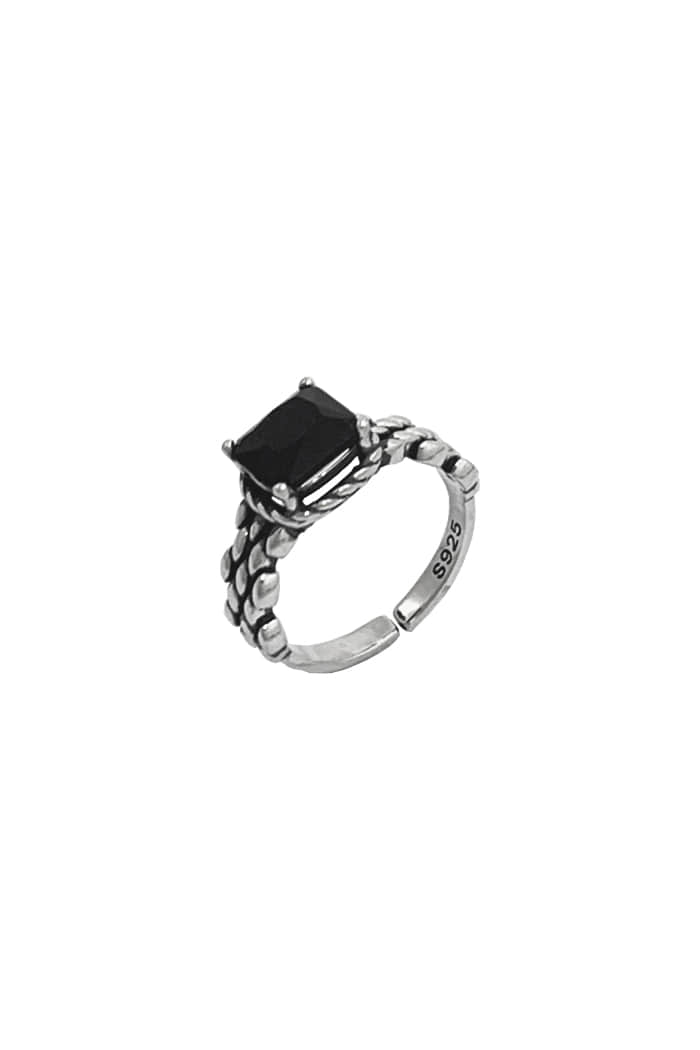 BLACKPURPLE (ブラックパープル) [silver925] BICE SQUARE RING