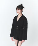 INPREP (インプレップ）Oversized Belted Blazer