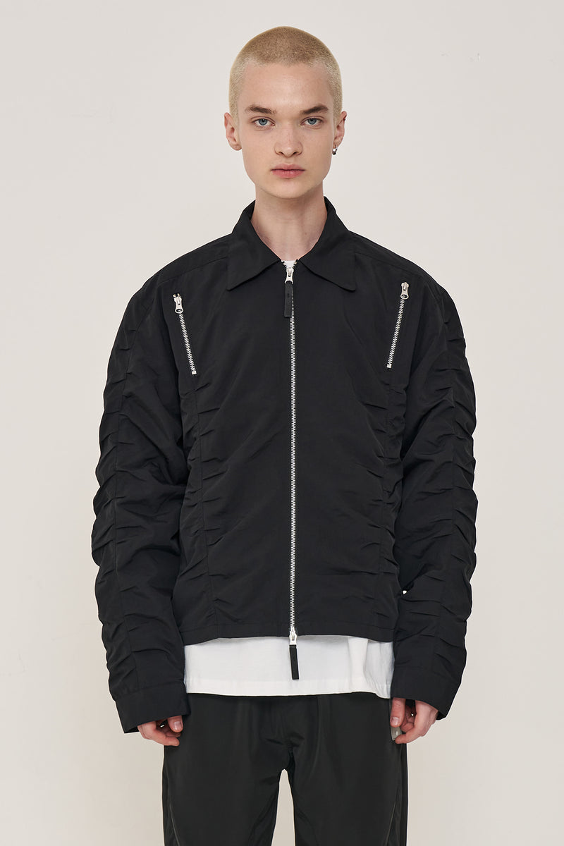 オーワイ(OY) FOLD STRING JACKET-BLACK