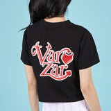 VARZAR(バザール) Love is Devil Crop T-Shirts (2color)