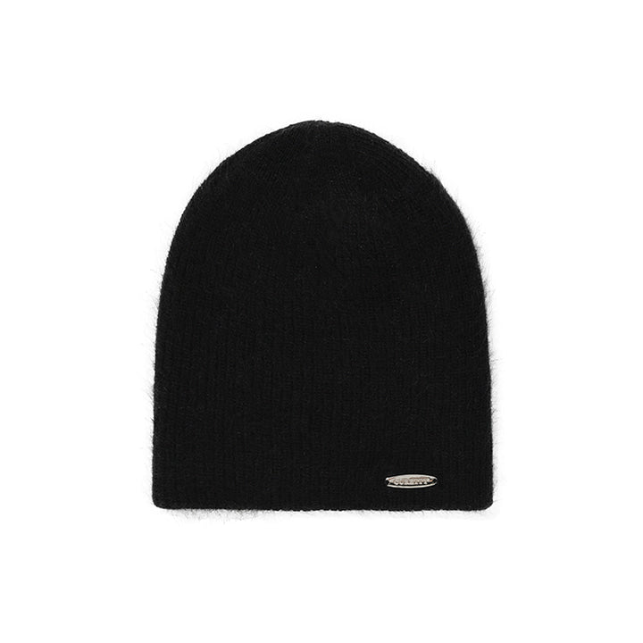 curetty (キュリティー)  C METAL LOGO ANGORA BEANIE_BLACK