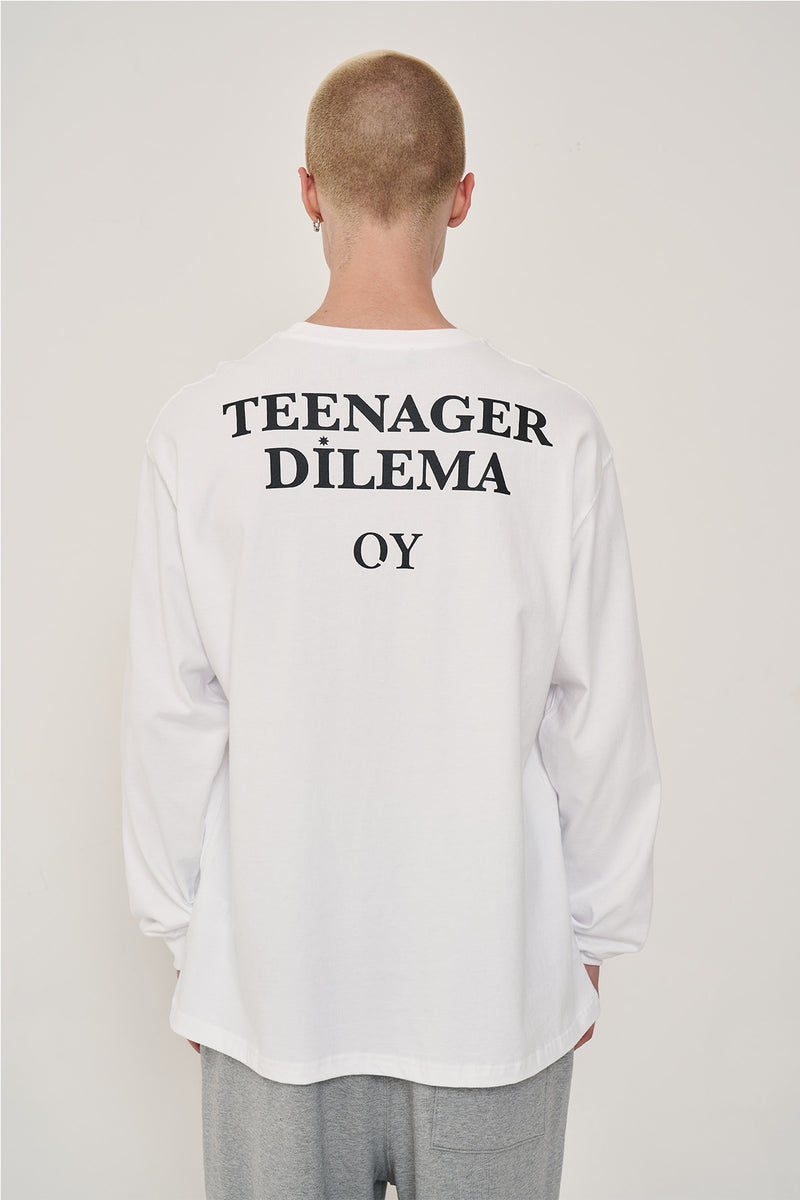 オーワイ(OY) THEME LOGO T-WHITE