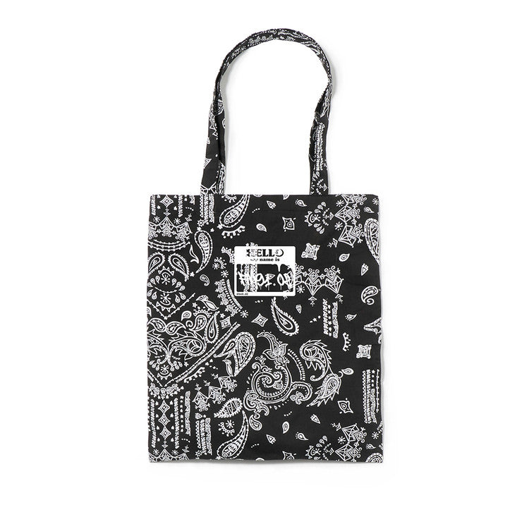 FM91.02 (エフエム91.02)　PAISLEY ECO BAG black