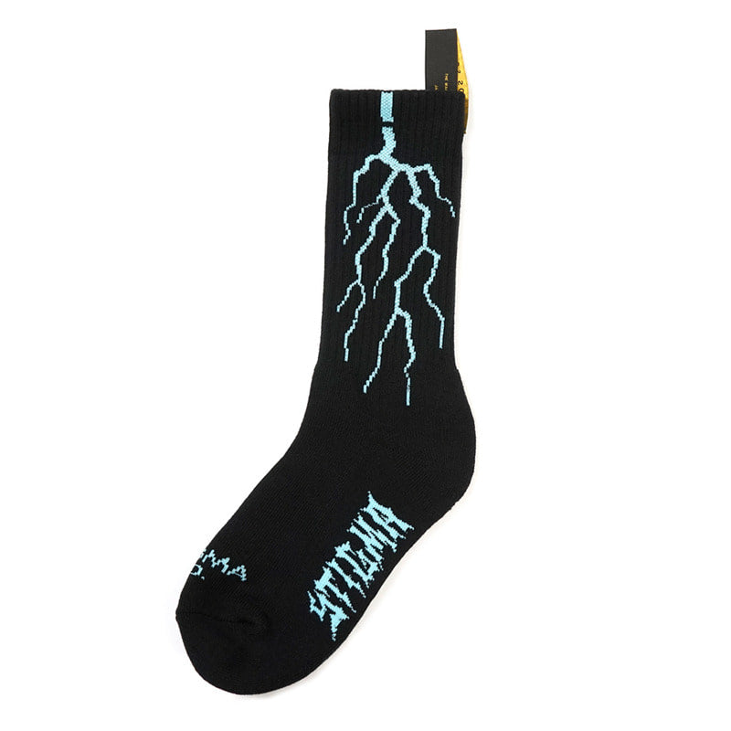 STIGMA(スティグマ)  21 LIGHTNING SKATE SOCKS BLACK