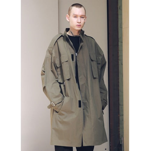 メスノウン(MASSNOUN) SL LOGO M-51 FISHTAIL LONG COAT MSNCT002-KK