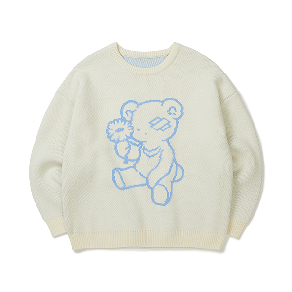 ボーンチャンプス(BORN CHAMPS)   BLUE BEAR KNITWEAR B21FT14WH