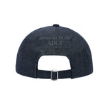 アクメドラビ(acme' de la vie)  DENIM LABEL PATCHWORK BALL CAP DEEP BLUE DENIM
