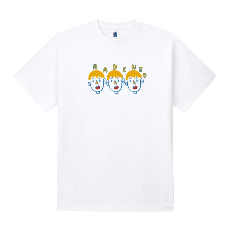 RADINEO (ラディネオ)　Nutty white short-sleeved T-shirt