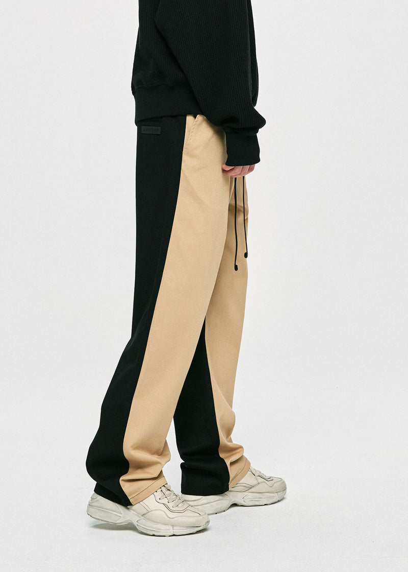 ディープリーク(DPRIQUE)　WIDE PANTS - BEIGE/BLACK