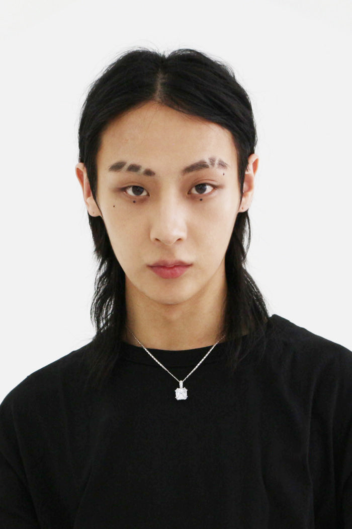 BLACKPURPLE (ブラックパープル) Shine Square Necklace