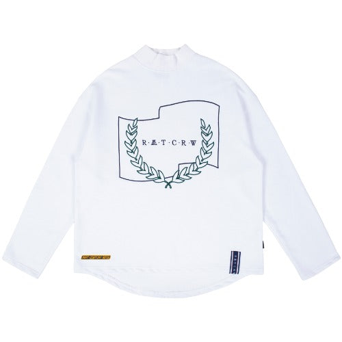 ロマンティッククラウン(ROMANTIC CROWN)   LAUREL CROWN TURTLENECK_WHITE
