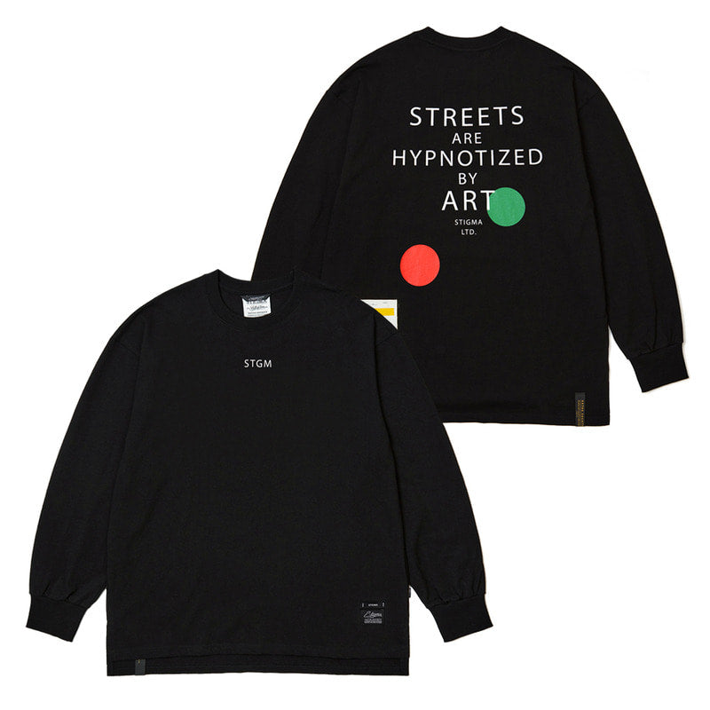 STIGMA(スティグマ)  PICK LONG SLEEVES T-SHIRTS BLACK