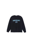 オーワイ(OY) VINE MELTING LOGO LONG SLEEVE-BLACK