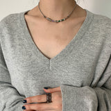 Nff(エヌエフエフ) 	 antique gemstone 2way necklace