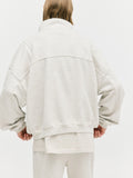 ディープリーク(DPRIQUE) QUARTER ZIP SWEATSHIRT - OAT