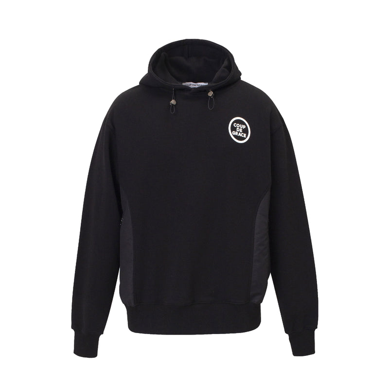 クーデグレース(Coup de grace) CIRCLE LOGO HOOD BLACK