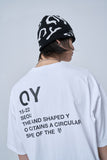 オーワイ(OY) BASIC ROUND LOGO T-WHITE