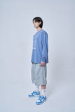 オーワイ(OY) TWIN ODOLLY LONG SLEEVE-PAUL BLUE