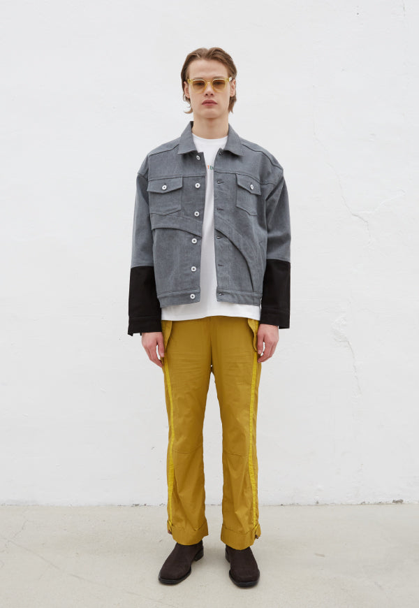 INPREP (インプレップ）SPLICED OVER DENIM JACKET