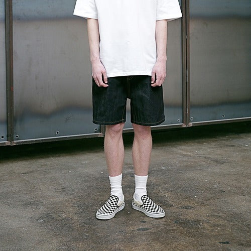 メスノウン(MASSNOUN) SV SELVAGE WIDE DENIM SHORT PANTS MSEJP008-SV