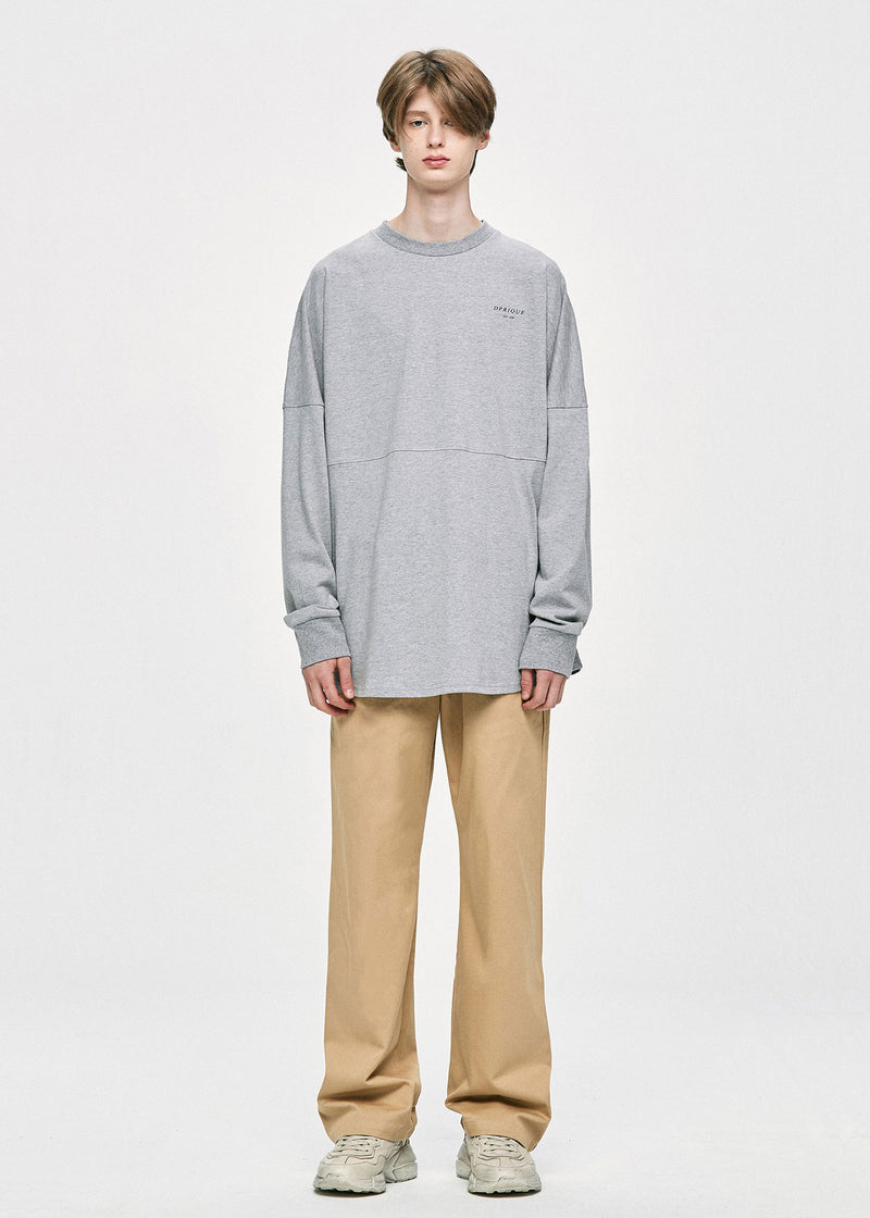 ディープリーク(DPRIQUE) CREW NECK T-SHIRT- GREY