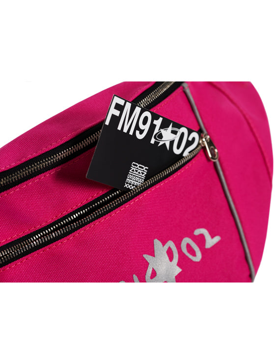 FM91.02 (エフエム91.02)　BIG WAVE PINK BELT BAG