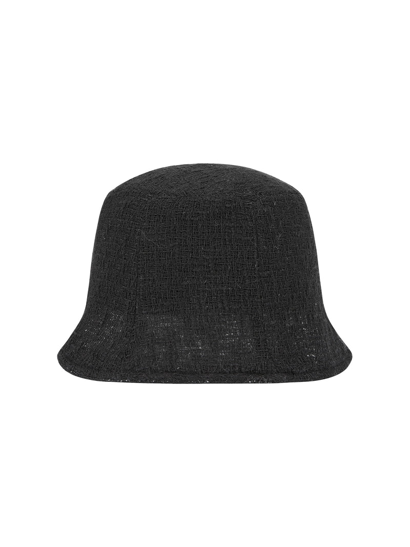 TMO BY 13MONTH（ティーエムオーバイサーティンマンス）VINTAGE WOVEN BUCKET HAT (BLACK)
