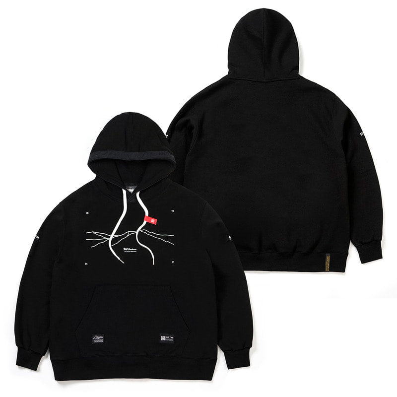 STIGMA(スティグマ) STIGMA X HRTM OVERSIZED MEDIUM SWEAT HOODIE BLACK