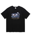 mahagrid (マハグリッド)  SEA OTTER FAMILY TEE [BLACK]