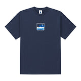 RADINEO (ラディネオ)　Wave navy short sleeve T-shirt