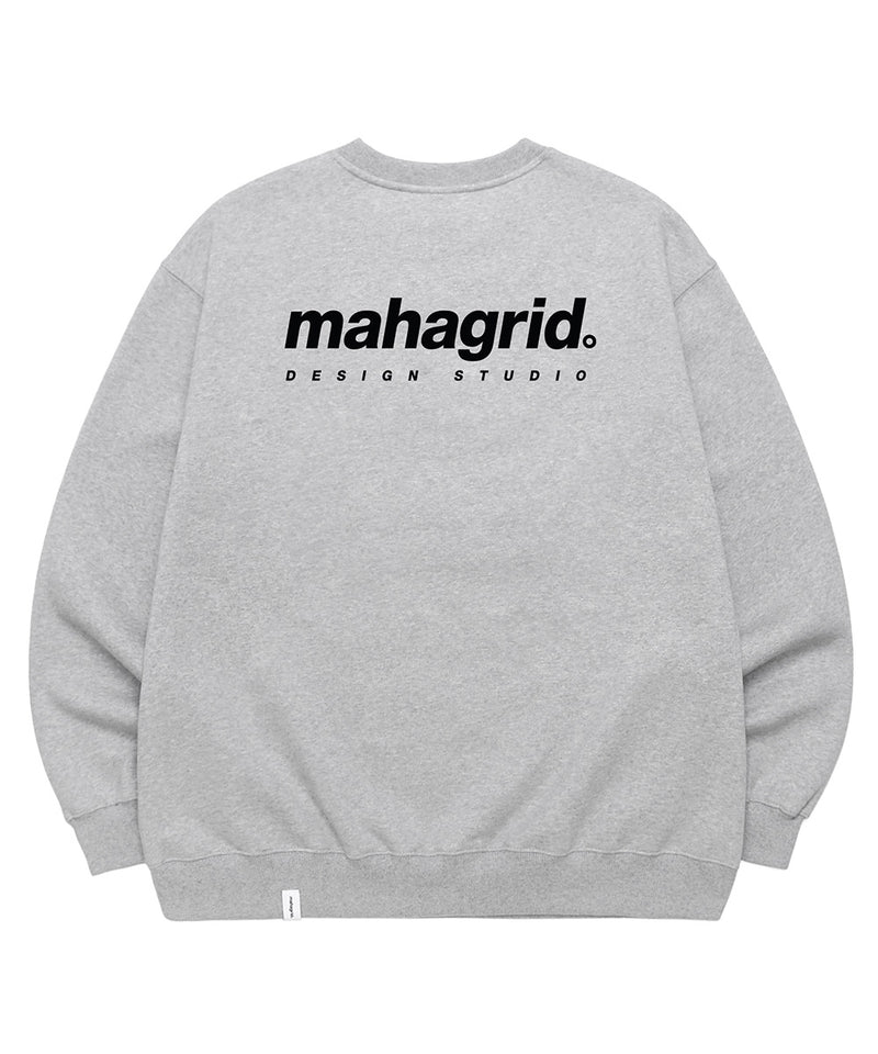 mahagrid (マハグリッド)  ORIGIN LOGO CREWNECK [GREY]