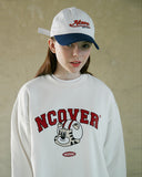 NCOVER（エンカバー）TOBY FACE ARCH LOGO SWEATSHIRT-WHITE