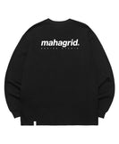 mahagrid (マハグリッド) ORIGIN LOGO LS TEE [BLACK]